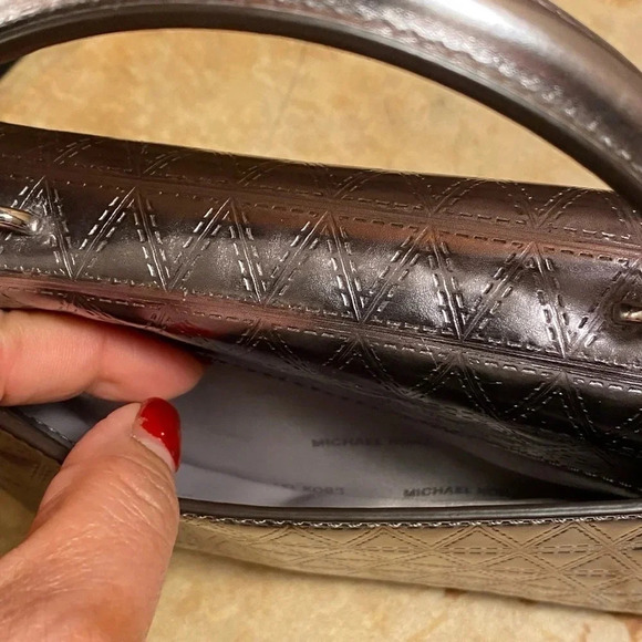 Michael Kors Top Handle Mini Leather Satchel - Picture 15 of 15